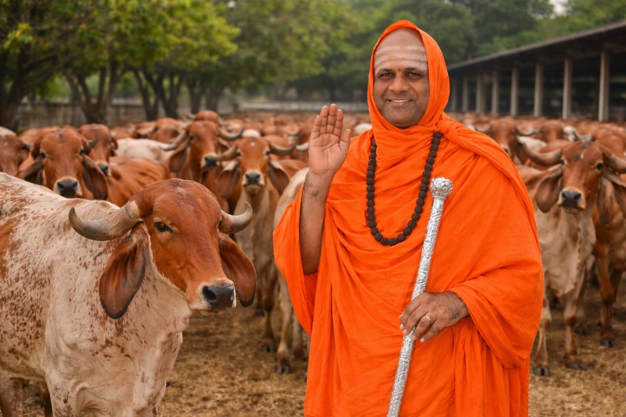 Gaushala with indigenous cow breeds from across India
